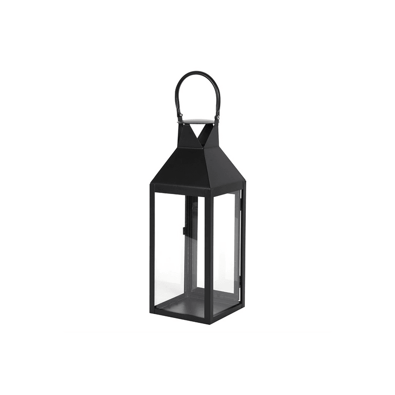 Large Matte Black Lantern - DuvetDay.co.uk