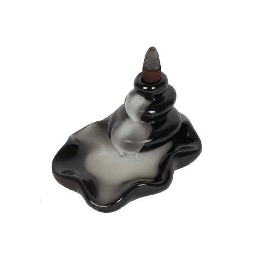 Large Pebbles Backflow Incense Burner - DuvetDay.co.uk