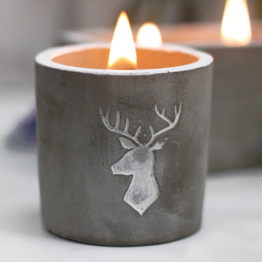 Med Pot - Stag Head - Whiskey & Woodsmoke - DuvetDay.co.uk