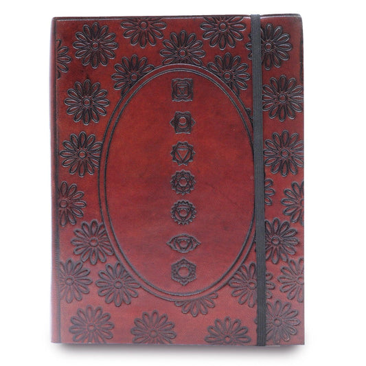 Medium Notebook with strap - Chakra Mandala - DuvetDay.co.uk
