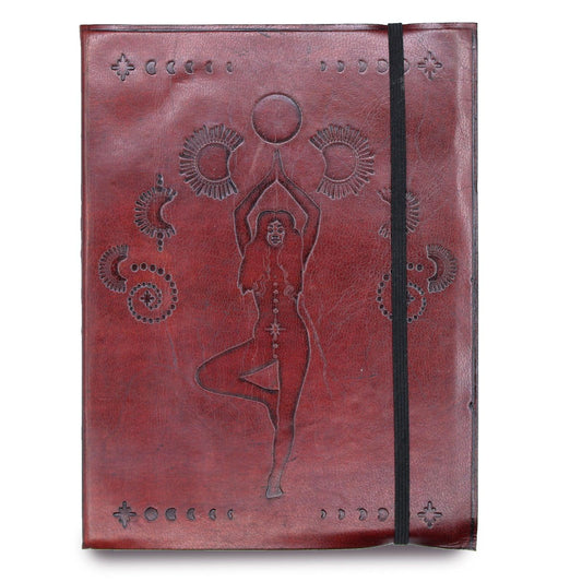Medium Notebook with strap - Cosmic Goddess - DuvetDay.co.uk