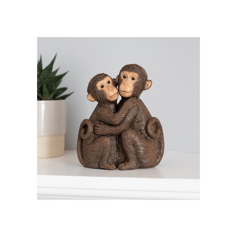 Monkey Couple Ornament - DuvetDay.co.uk
