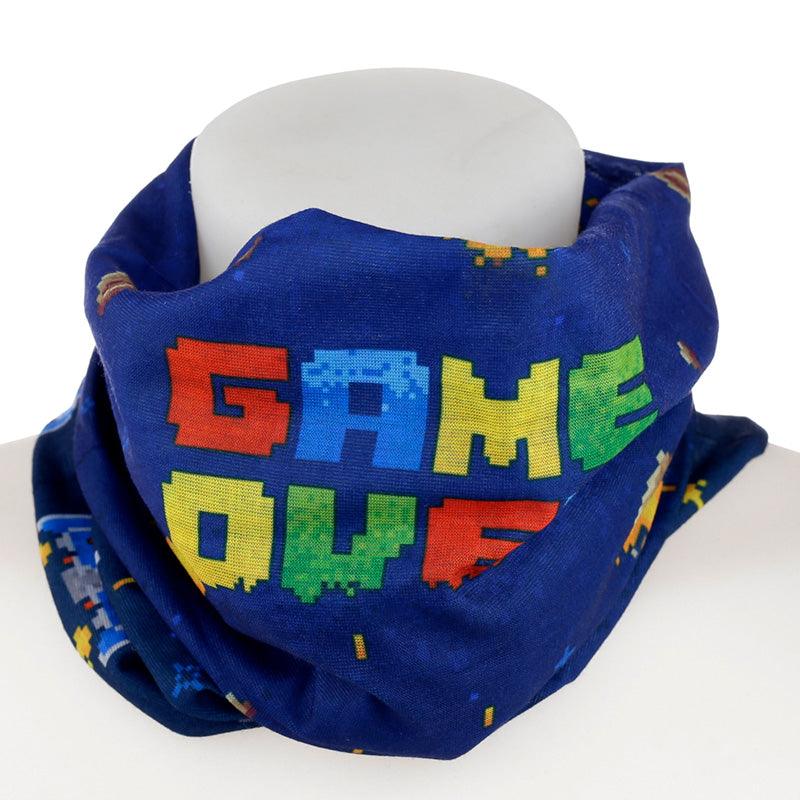 Neck Warmer Tube Scarf - Game Over - DuvetDay.co.uk