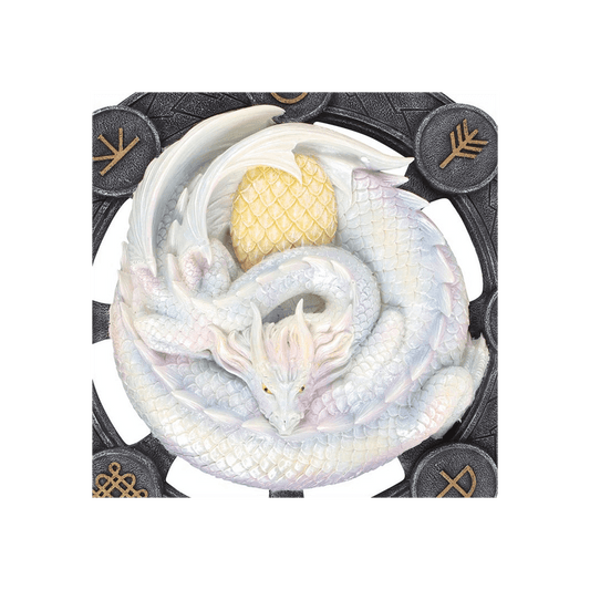 Ostara Dragon Resin Wall Plaque by Anne Stokes - DuvetDay.co.uk