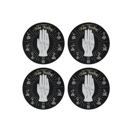 Palm Reading Coaster Set - DuvetDay.co.uk
