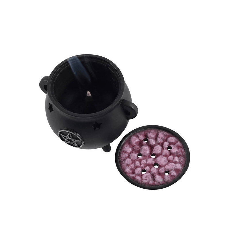 Pentagram Cauldron Incense Cone Holder - DuvetDay.co.uk