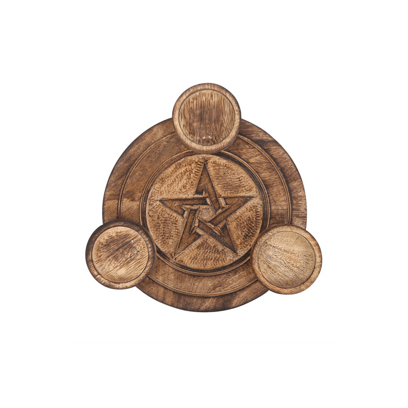 Pentagram Tea Light Candle Holder - DuvetDay.co.uk