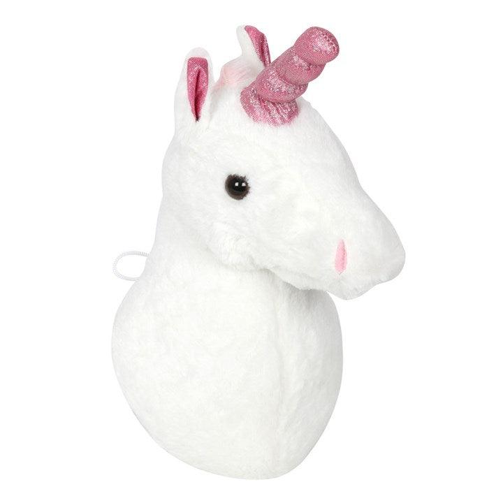 Plush Unicorn Head Wall Hanging - DuvetDay.co.uk