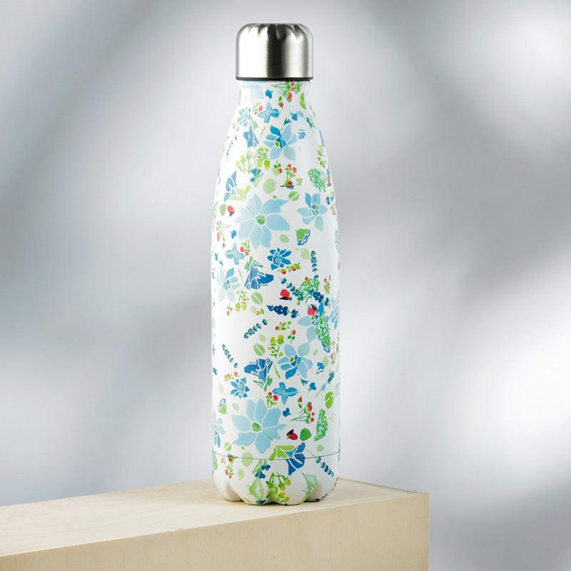 Reusable Stainless Steel Insulated Drinks Bottle 500ml - Julie Dodsworth - DuvetDay.co.uk