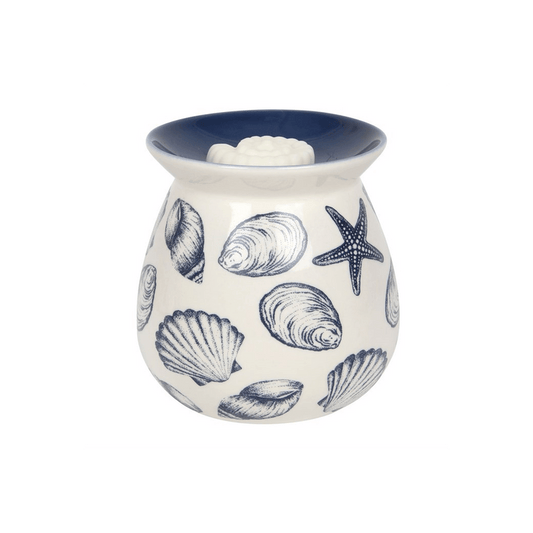 Seashell Wax Melt Burner Gift Set - DuvetDay.co.uk