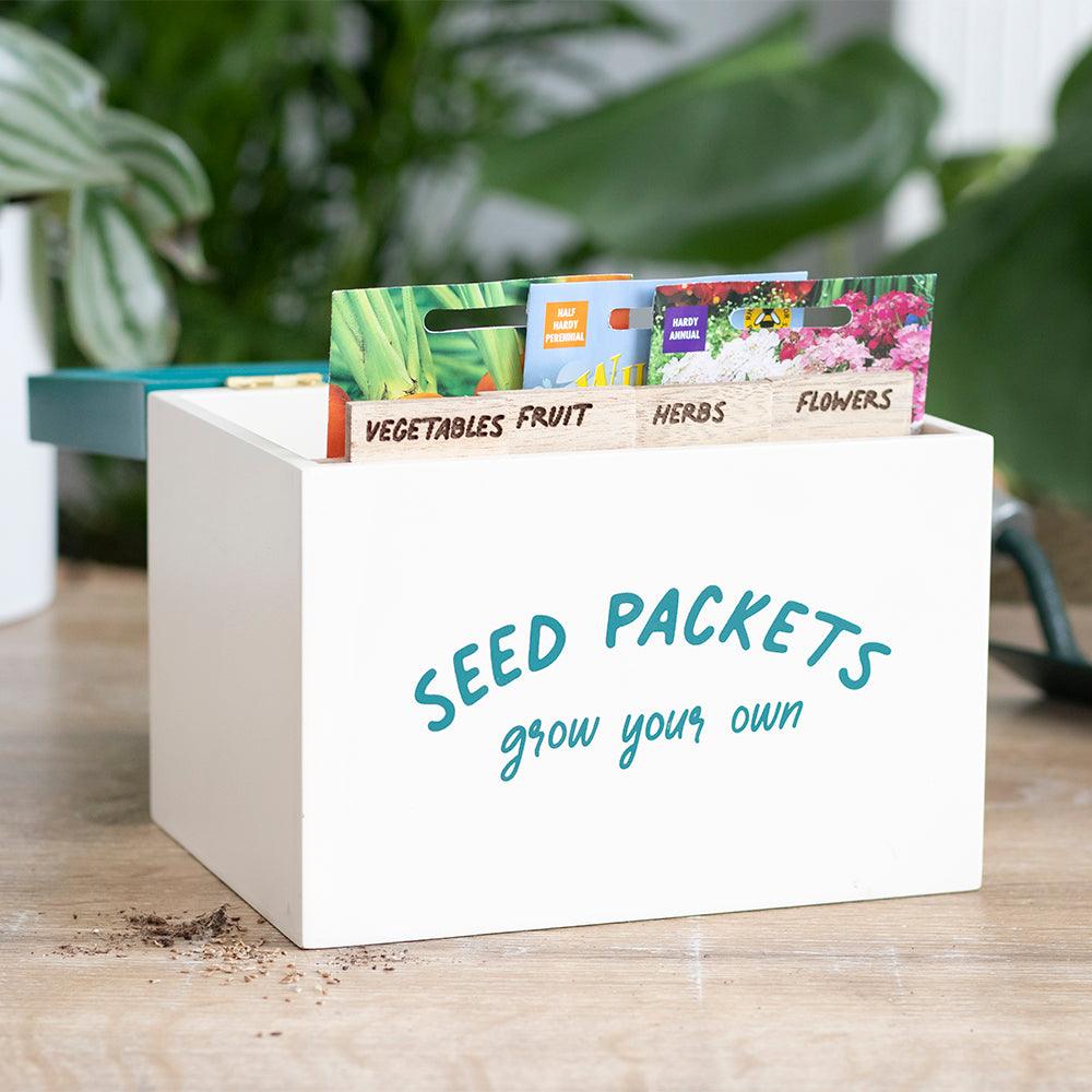 Seed Packet Storage Box - DuvetDay.co.uk
