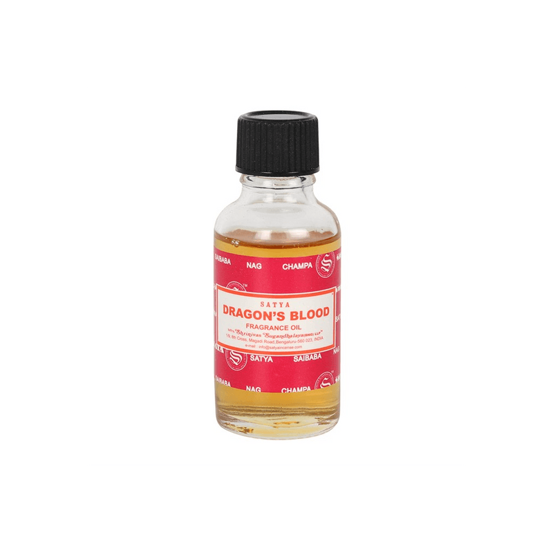 Set of 12 Dragon's Blood Fragrance Oils by Satya - DuvetDay.co.uk