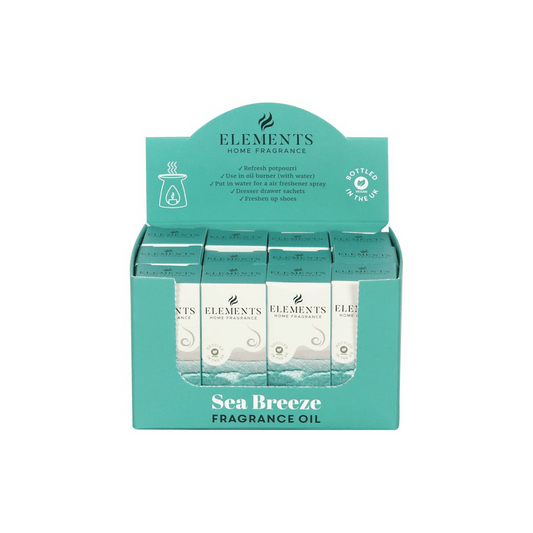 Set of 12 Elements Sea Breeze Fragrance Oils - DuvetDay.co.uk