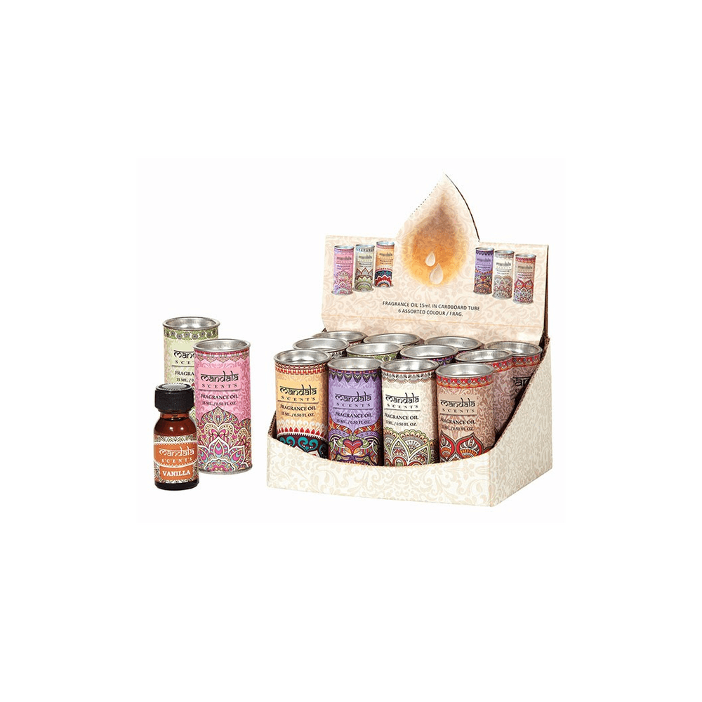 Set of 12 Mandala Fragrance Oils - DuvetDay.co.uk