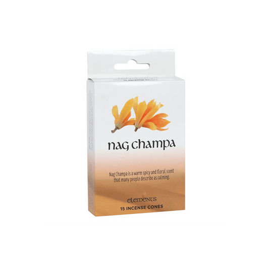 Set of 12 Packets of Elements Nag Champa Incense Cones - DuvetDay.co.uk