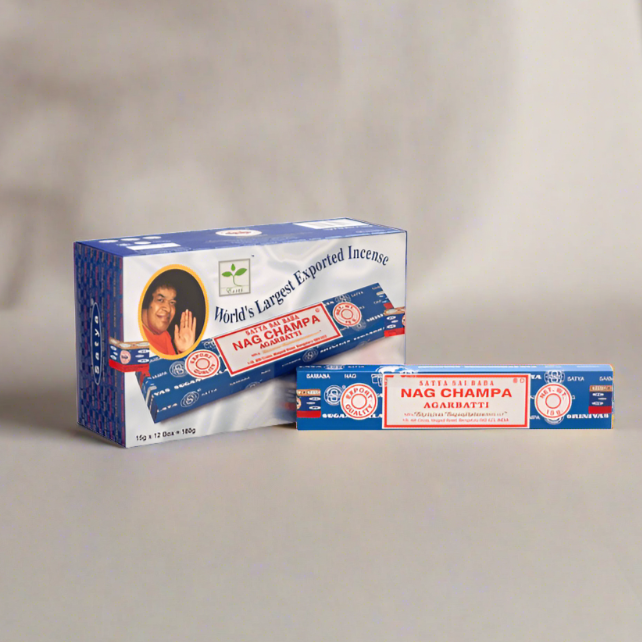 Set of 12 Packets of Nagchampa Incense Sticks by Satya - DuvetDay.co.uk