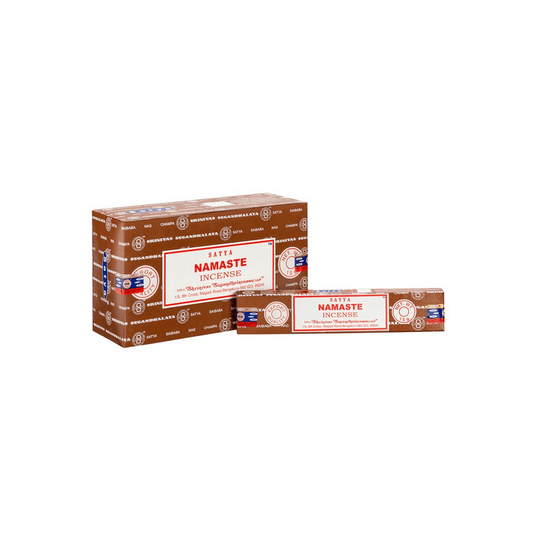 Set of 12 Packets of Namaste Incense Sticks by Satya - DuvetDay.co.uk