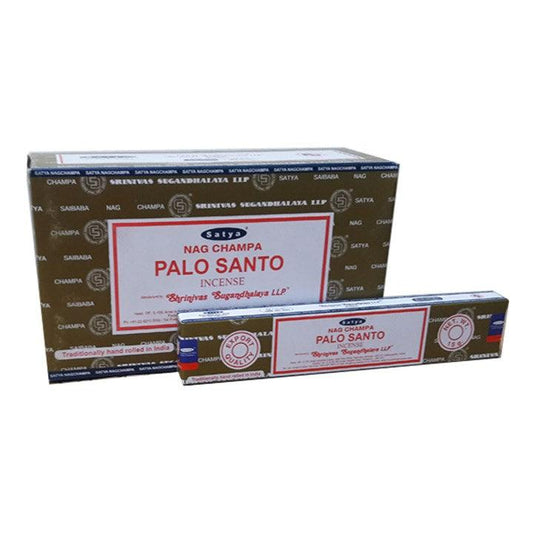 Set of 12 Packets of Palo Santo Incense Sticks by Satya - DuvetDay.co.uk