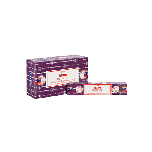 Set of 12 Packets of Reiki Incense Sticks by Satya - DuvetDay.co.uk