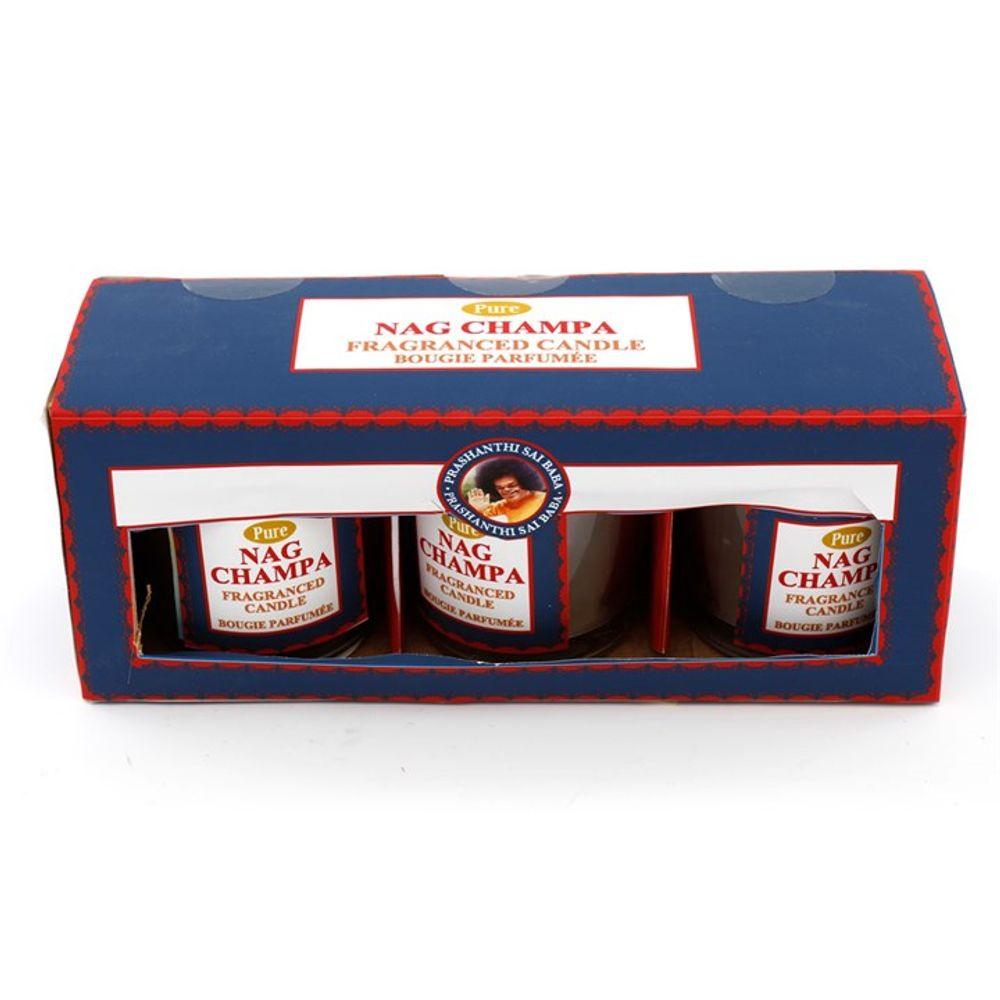 Set of 3 Nag Champa Votive Candle - DuvetDay.co.uk