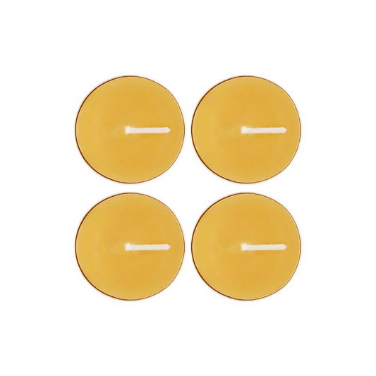 Set of 4 Beeswax Tealights - DuvetDay.co.uk