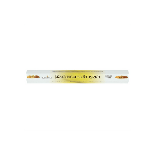 Set of 6 Packets of Elements Frankincense and Myrrh Incense Sticks - DuvetDay.co.uk