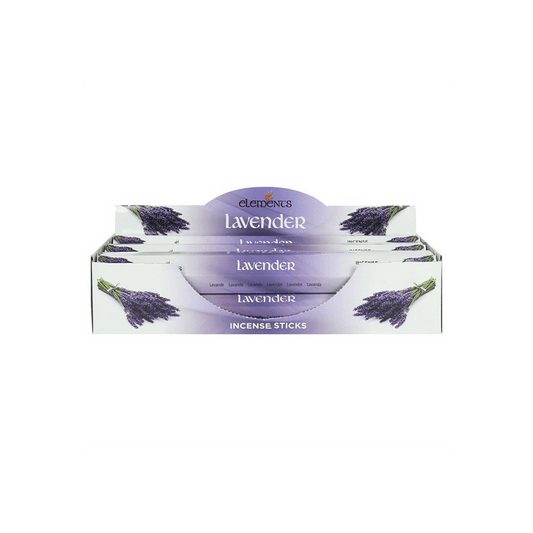 Set of 6 Packets of Elements Lavender Incense Sticks - DuvetDay.co.uk