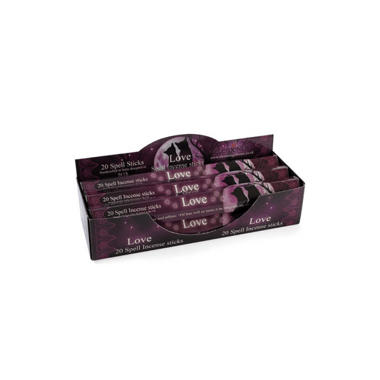 Set of 6 Packets of Love Spell Incense Sticks by Lisa Parker - DuvetDay.co.uk