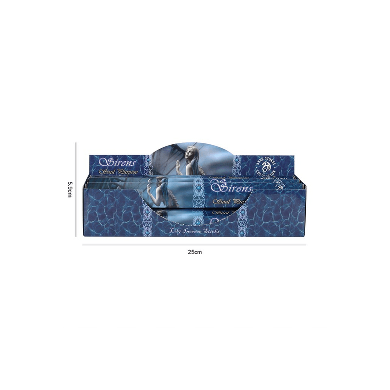 Set of 6 Packets Soul Purpose Lily Incense Sticks by Anne Stokes - DuvetDay.co.uk