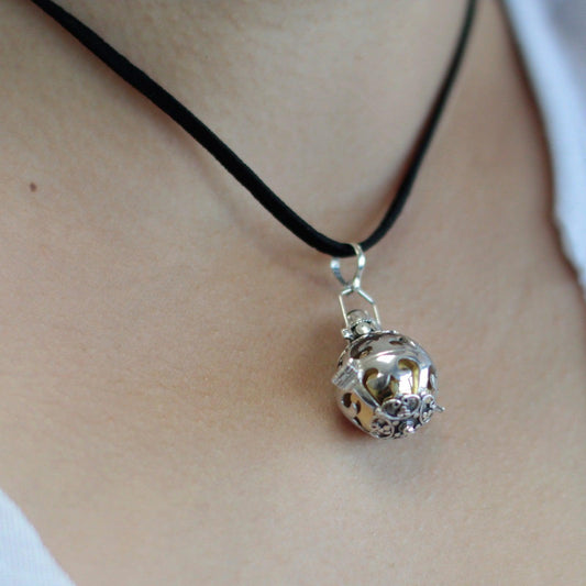 Silver Angel Bell - Dreams - 18mm - DuvetDay.co.uk