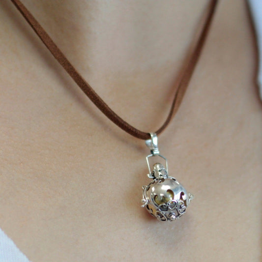 Silver Angel Bell - Protection - 16mm - DuvetDay.co.uk