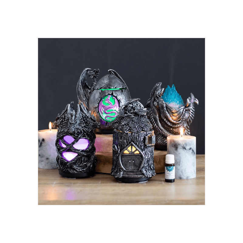 Silver Tree Dragon Electric Aroma Diffuser - DuvetDay.co.uk