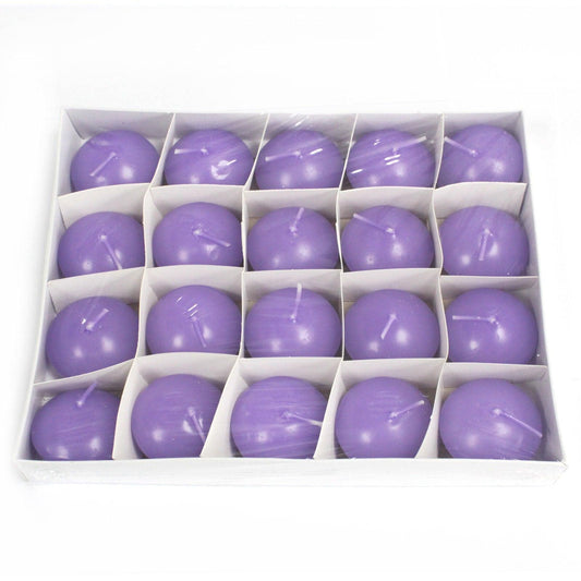 Small Floating Candle - Lilac - DuvetDay.co.uk