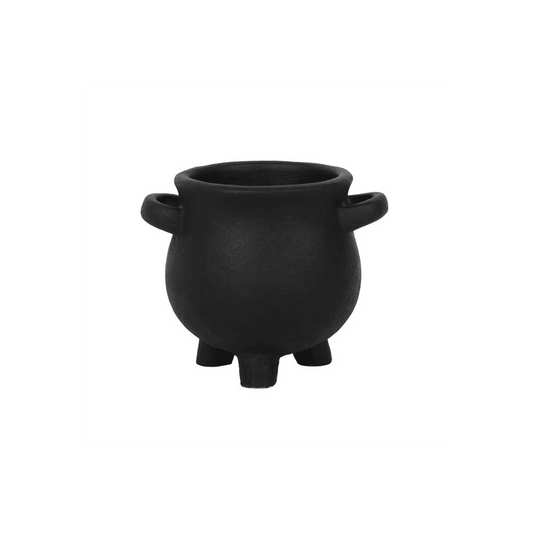 Small Herbs For Spells Cauldron Plant Pot - DuvetDay.co.uk