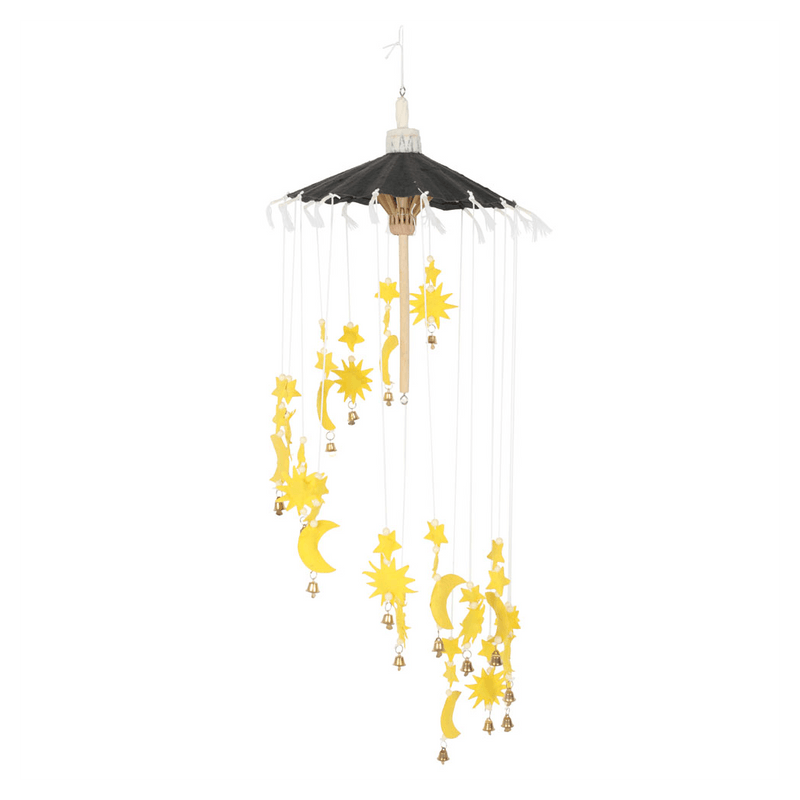 Sun & Moon SAA Mobile with Bells - DuvetDay.co.uk