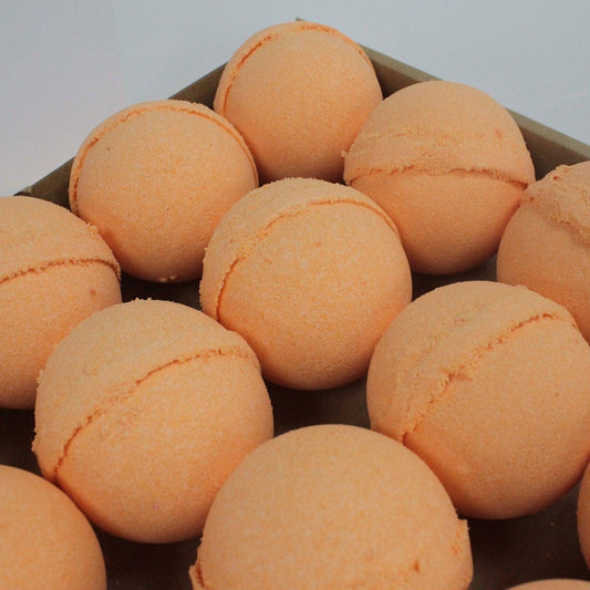 Tangerine & Grapefruit Jumbo Bath Bomb - DuvetDay.co.uk