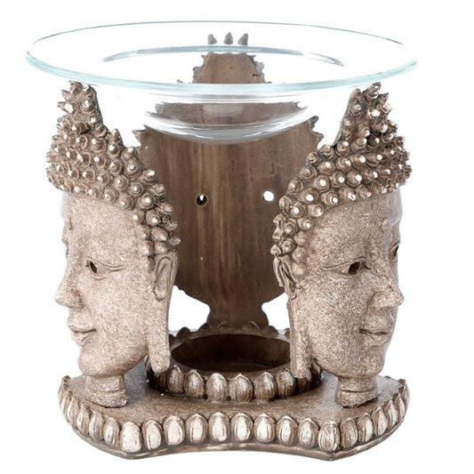 Thai Buddha Weathered Stone Effect Oil and Wax Burner - DuvetDay.co.uk