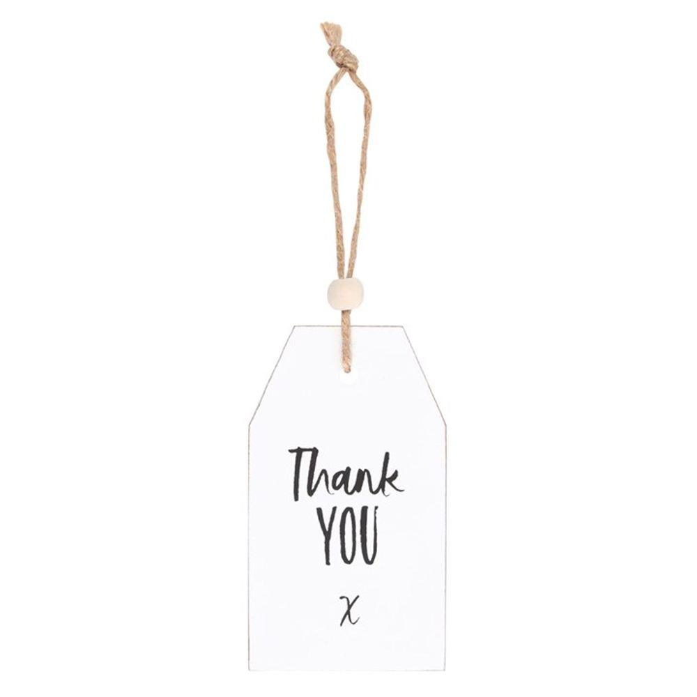 Thank You Hanging Sentiment Sign - DuvetDay.co.uk