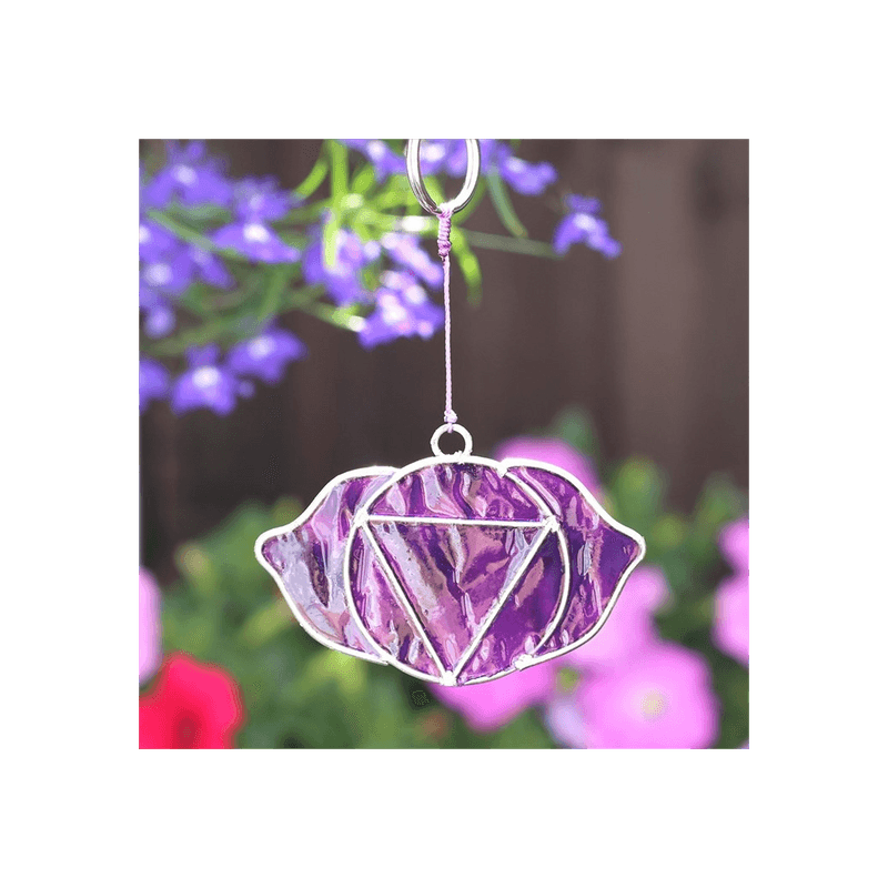 Third Eye Chakra Symbol Mini Suncatcher - DuvetDay.co.uk