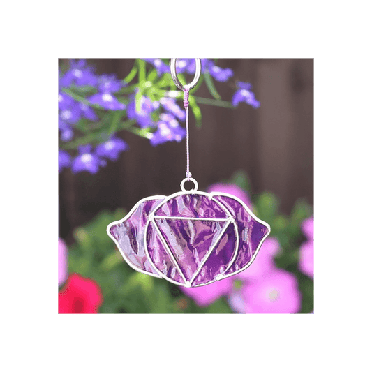 Third Eye Chakra Symbol Mini Suncatcher - DuvetDay.co.uk