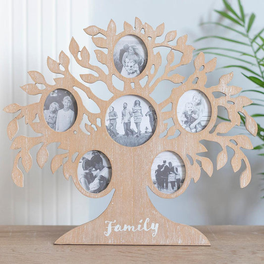 Tree of Life Family Tree Wooden Frame - DuvetDay.co.uk