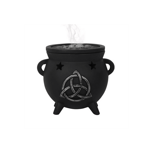 Triquetra Cauldron Incense Cone Holder - DuvetDay.co.uk