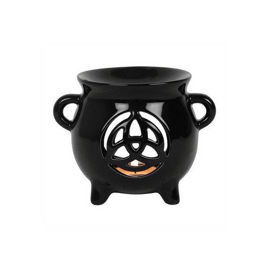 Triquetra Cauldron Oil Burner - DuvetDay.co.uk