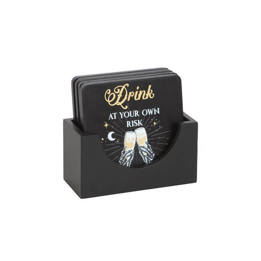 Til Death Do Us Party Coaster Set - DuvetDay.co.uk