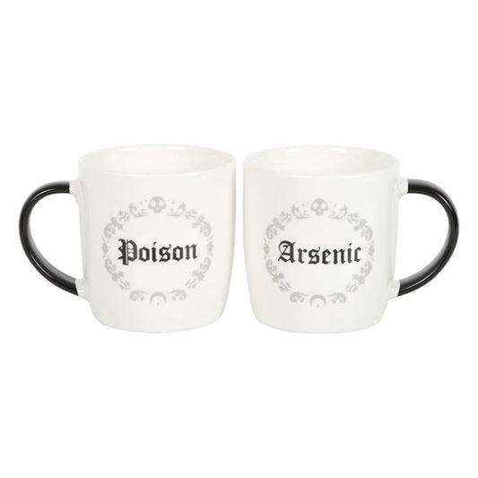 Poison and Arsenic Couples Mug Set - DuvetDay.co.uk