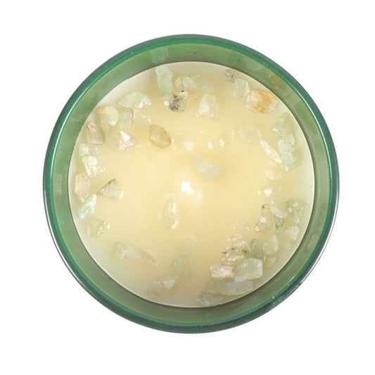 Libra Sweet Jasmine Gemstone Zodiac Candle - DuvetDay.co.uk