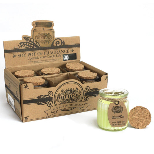 Vanilla Soy Pot of Fragrance Candles - DuvetDay.co.uk