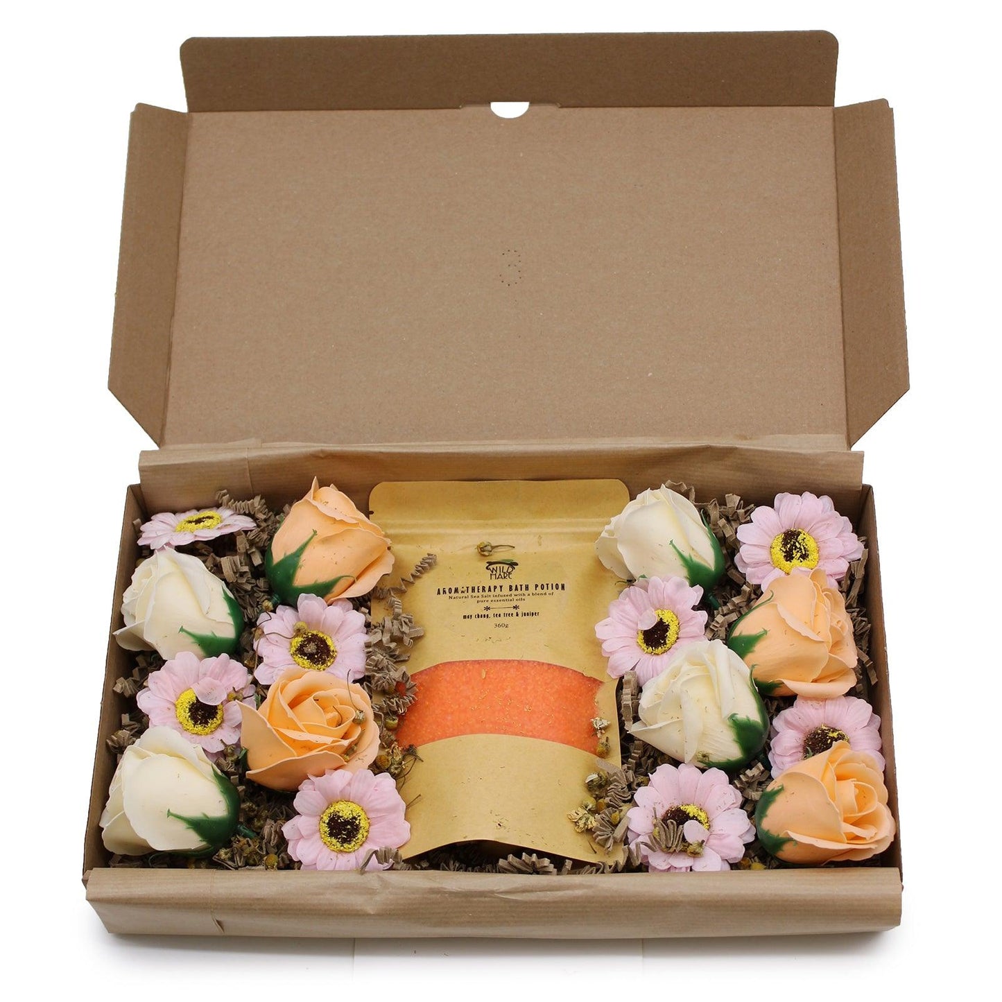 Wild Hare Salt & Flowers Set - Total Detox - DuvetDay.co.uk