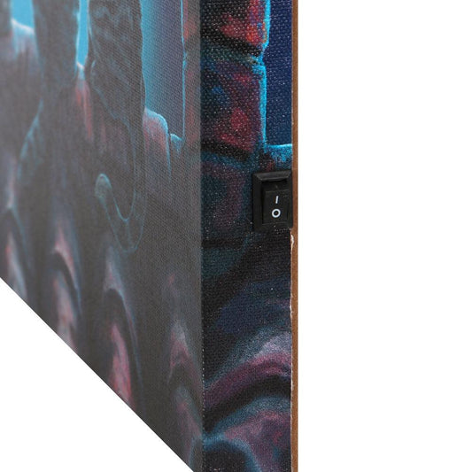 Wish Upon A Star Light Up Canvas Plaque by Lisa Parker - DuvetDay.co.uk