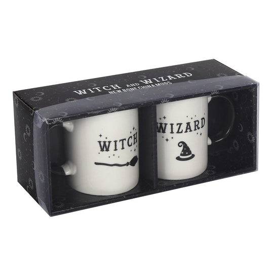 Witch and Wizard Mug Set - DuvetDay.co.uk